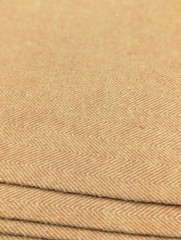 Plaiditudes Fabric Orange Large Herringbone Brushed Cotton 2.6 Yds Soft 44in
