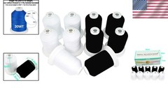 100% Mercerized Cotton Threads, 600M Spools for Quilting, Sewing & Embroidery
