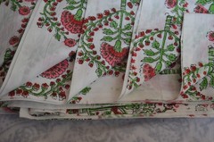 Hand Block Printed Fabric 100%Cotton 4 Yard NO TARRIF CHARGES 100%✅ ZK_133