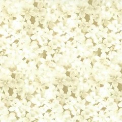 Flower Fairies WHISPER ALLOVER CREAM FLOWERS Floral TOT Fabric By FQ – 1/4 YD