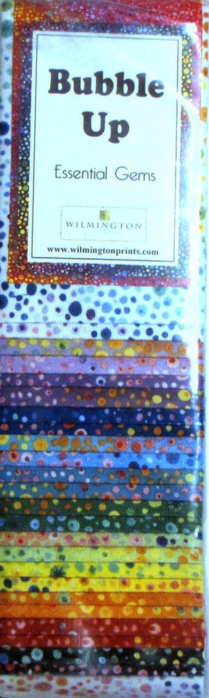 Bubble Up Splat Dots Fabric Multicolor 24 Strips – 2.5″X44″ Cotton Wilmington