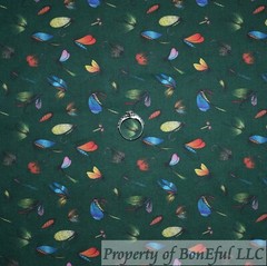 BonEFul FQ Cotton Quilt Dark Green Fly Fish Lure Hook Rainbow Bait Sea Water Boy