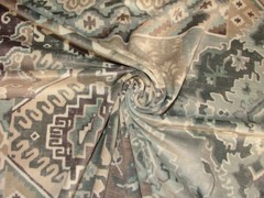 iLiv Premium Velvet Fabric 3.4m Chalet Glacier Curtain Upholstery Cushion Blind