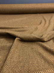 Gold Brown Designer 100% Wool Made in Italy – London Textiles 61″ Wide Half Yard