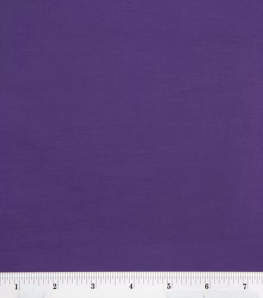 PURPLE SOLID BROADCLOTH COTTON FABRIC 24X43 INCHES