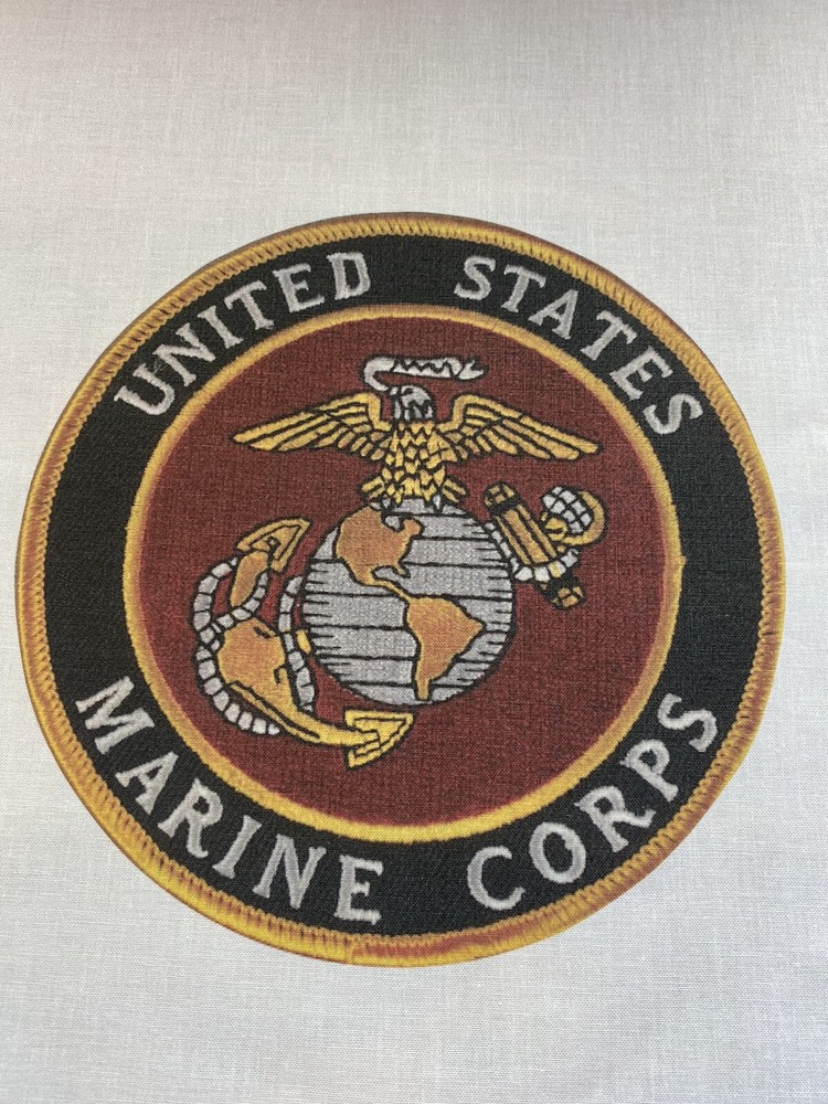1 United States Marine Corp Quilt Block “Veteran Military Quilt Fabric Seal Wall