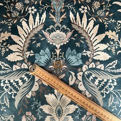1.1 Metres iLiv Pavilion Adriatic Velvet Curtain Upholstery Cushion Blind Fabric