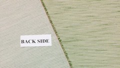 BALLARD DESIGN BIFF LEAF GREEN InsideOut® RIBBED STRIPED FABRIC BY YARD 57″W