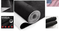 Black Suede Headliner Fabric 120″ L × 60″ W for Car & Truck Interiors