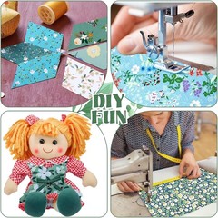 70 pcs Cotton Fabric Squares 10×10 Floral Patchwork Quilting Material