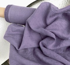 100% Organic Cotton Fabric Lavender Soft Hand Dyed Sewing Material By The Yard