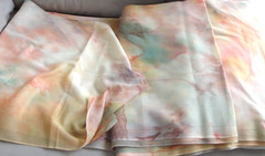 PASTEL FABRIC BLEND-IN COLORS Thin Chiffon 5-6 YARDS One piece