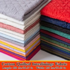 Cotton Quilted Interlining Fabric Thick for Coat Lining Cotton-Padded Jacket DIY