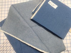 Vintage Denim LOT/ 3 Different Styles/Heavy &Med Weight/ 1.6 Yds