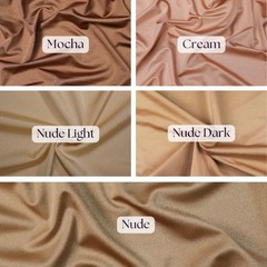 Premium Shiny Milliskin Nylon Spandex Fabric – 4-Way Stretch | By The Yard