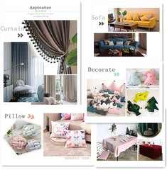 Tinakim Upholstery Fabric For Chairs Velvet Material Sofa Couch Cover Repair