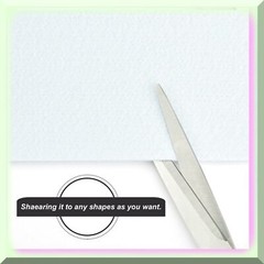 White Felt Roll 19.7ft x 5.5in Nonwoven Fabric