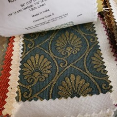 80pc Loose Fabric Samples 4x9in Fabric Swatches Various Patterns (d)