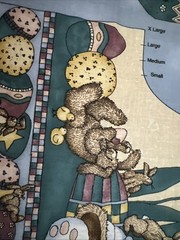 Fabric Panel – Cut & Sew – Adult S-Xl Made With ❤️ Easter Bears Bunny Hares WW