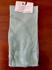 Wimpole Street Creations Knobby Chenille Craft Cut Light Blue Cotton 18″ x 30″