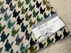 Kravet Couture Discontinued Sample In Peacock 35” X 24”
