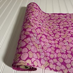 SILK Fuchsia Multicolor FABRIC 16 Yards x 15 Inches Wide or 576 Inches x 15 Wide
