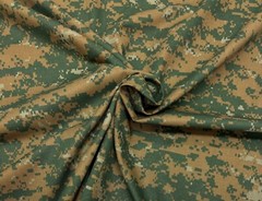 MARPAT WOODLAND NO BLACK NY/CO TWILL MARINE UNIFORM FABRIC 1/2(0.5) YARD 66″W
