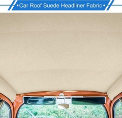20″L x 60″W Soft Suede Headliner Fabric for Cars, RVs, and Boats – DIY Upgrade