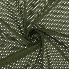 PATIKIL 62 Inch Wide Mesh Fabric Slightly Stretchy, 1 Yard, Dark Green