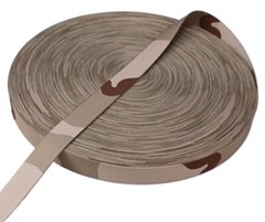 Desert Camouflage Webbing Non-elastic Edging Strips Bag Strap f DIY Width 2.5cm