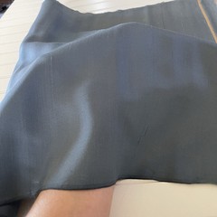 SILK, GRAY FABRIC 6 Yards x 22 Inches Wide or 216 Inches x 22 Wide