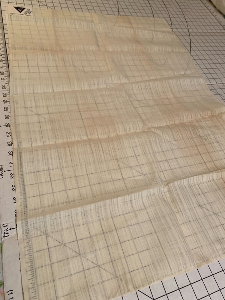 FABRIC/ DECORATOR SAMPLE/ LEE JOFA/ IRISH LINEN CASEMENT/ COLOR-VANILLA