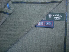 DORMEUIL 95% WOOL + 5% CASHMERE SUITING FABRIC “cashmere TOWNTX” – 3.4 m