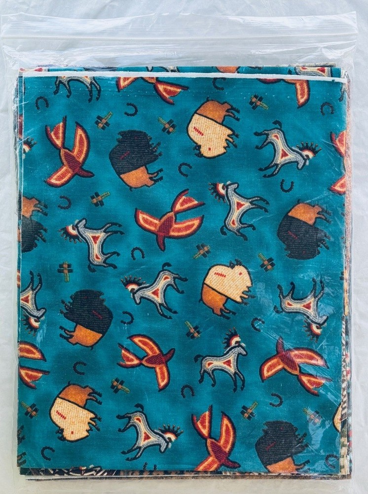 Keepsake Quilting Scrap Bag of the Month – Fabric – Cowboys, Horses, Buffalo