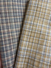 10 pcs Rustic Yarn Dyed Cotton Stripe Gingham Fabric 14” x 21” Sewing Craft