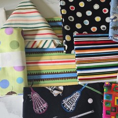 DESTASH Fat Quarters Multi Color Kids Cotton Fabric Mixed Lot