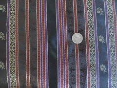 3732. 2 WOVEN SYNTHETIC BLEND Apparel, Home Decor FABRIC w/Metallic Highlights