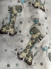 Baby Giraffe Fabric By Rachelle Anne Miller 45 Width 1 yard and a half yard