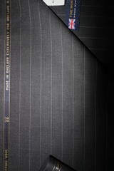 45% WOOL & 55% POLYESTER SUITING FABRIC IN UCLA BLUE MADE IN ENGLAN By the Meter