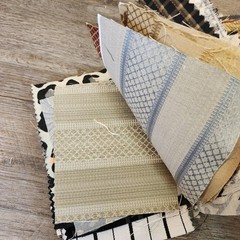Mixed Brands Upholstery Fabric Samples Scraps 5×6 Lot 125 Geometric Quilt Craft