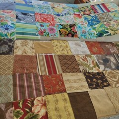 Heavy Duty Fabric Samples 100% woven Polyester Crafting Upcycling Bag Making etc