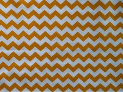 12″ x 42″ 100% cotton Golden Yellow Chevron zig zag sewing quilting crafts