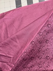 Plum / Maroon W/ Flowers Cranston VIP Cotton Fabric 1/2 Yard 18 By 44” New