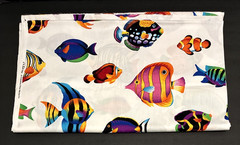 VIP Cranston Big Fish Aquarium Hawaii Fabric 6 Yards