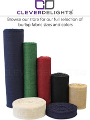 6″ Premium Burlap Roll – 50 Yards – No-Fray Finished Edges – Jute Burlap Fabric