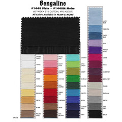 Bengaline Fabric – 51% Cotton/49% Acetate – 60″ Wide – $7.99 Per Yard!