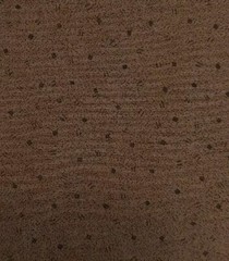 Vntg. “Wear Warm Clothes” by Country Threads Coffee Bean Cotton Fabric 44″x68″