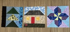 Lot of 12 Quilt Squares Machine Sewn 12” X 12”