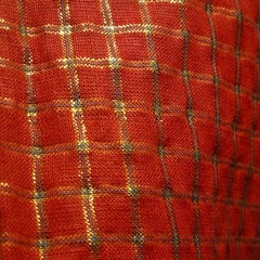 Scrap Fabric Striped Vintage 27 1/2″ x 32″ Single Piece Only Quilt