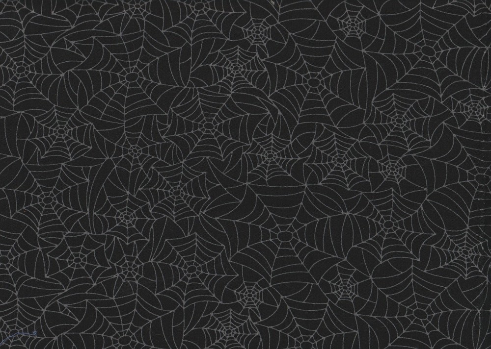 1/2 Metre Spider Webs, Spooky Halloween Fabric, Patchwork/Quilting
